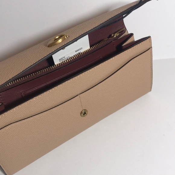 Coach Envelope wallet in Beechwood grain leather - Picture 5 of 6